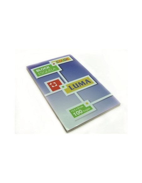 Block Esquela 100hj Color 21-11/ 23-11 Luma (b60/6)