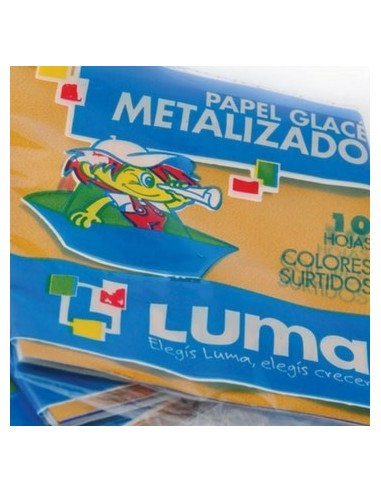 Papel Glace Metalizado X10hj Luma 11-01(b50)