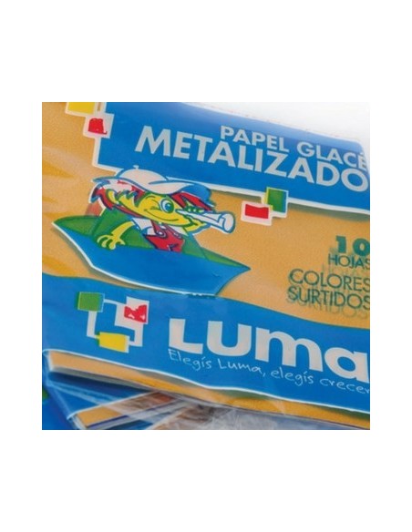 Papel Glace Metalizado X10hj Luma 11-01(b50)