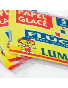Papel Glace Fluorecente X5 Hj Luma 12-00 (b50)