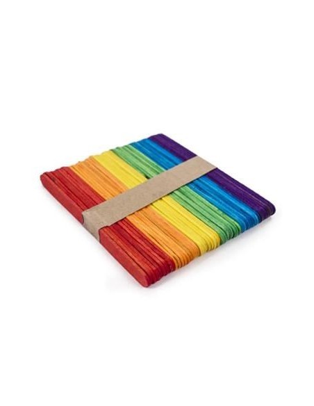 Palitos P/helado X50 Mad. Color Sifap 9999500102  (b200)
