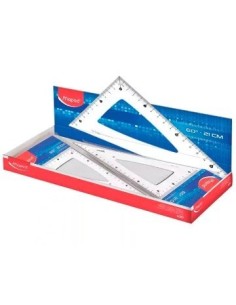 Escuadra 20cm Cristal Maped 146122 146123  Map01 (b800/20)