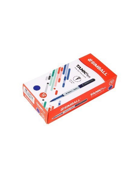 Boligrafo Roller Tank Pen Negro 0205070201 Spp01 (b12)