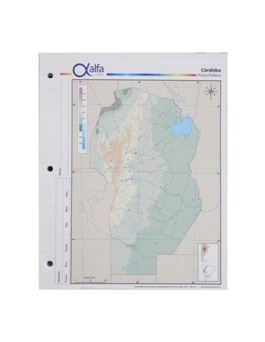 Mapa Cordoba Fis/pol N.3 Alfa 3240620 Gloss (b40)