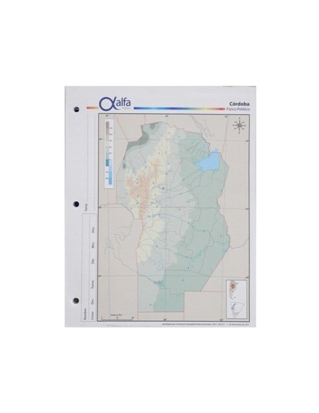 Mapa Cordoba Fis/pol N.3 Alfa 3240620 Gloss (b40)