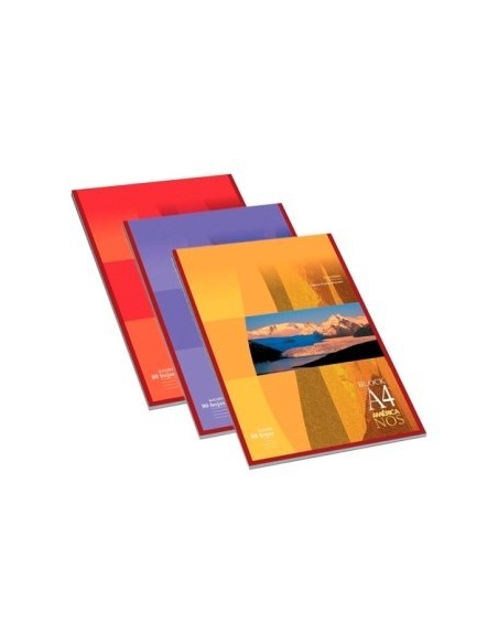 Block  A4 Rayado 80hj America/travel 193201/190741 (b40) Ae01