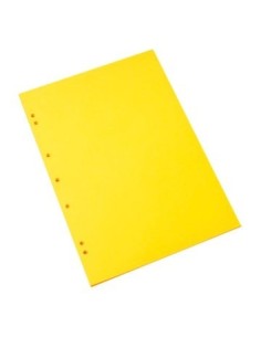 Separador Materia A4 X25 Hj Amarillo 2700 Mil28 -b10-