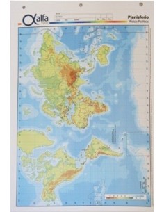 Mapa Planisferio Fis/pol N.5 5240798 Alfa Gloss (b20)