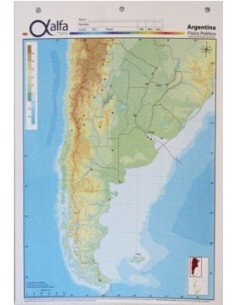 Mapa Argentina Fis/pol N.5 5240804 Alfa Gloss (b:50-1)