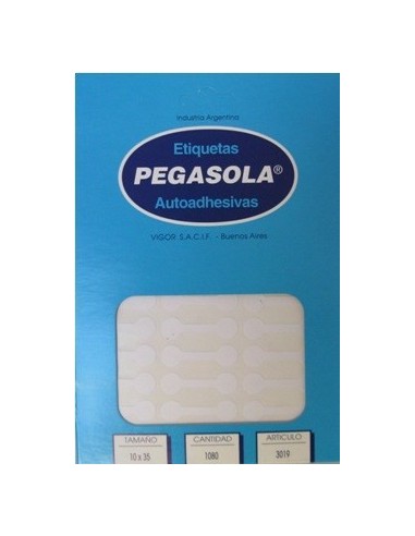 Etiquetas 10x35mm Caja Pegasola Art.3019 (b100)