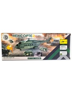 Helicoptero Militar 32cm C-autos En Caja A067-1353 And01