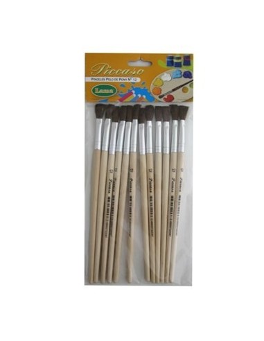 Pincel N. 12 Piccaso M4012 Lama (b12)