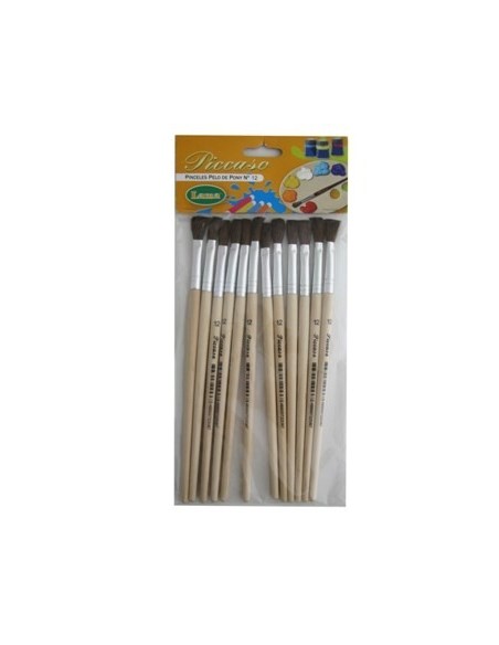 Pincel N. 12 Piccaso M4012 Lama (b12)