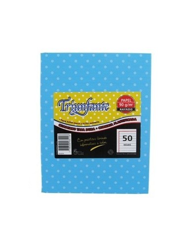 Cuaderno  50hj T/d Ray Lunares Celeste 435126 Triunfante Tec02 (b5)