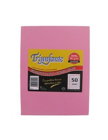 Cuaderno  50hj T/d Ray Arana Rosa 345128 Triunfante Tec02 (b5)