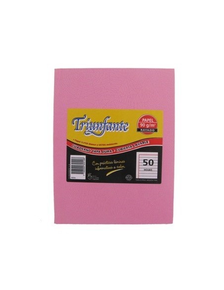 Cuaderno  50hj T/d Ray Arana Rosa 345128 Triunfante Tec02 (b5)