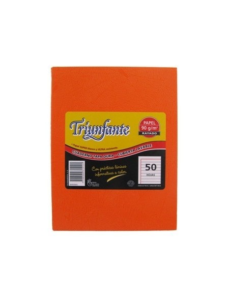 Cuaderno  50hj T/d Ray Arana Naranja 315121 Triunfante Tec02 (b5)