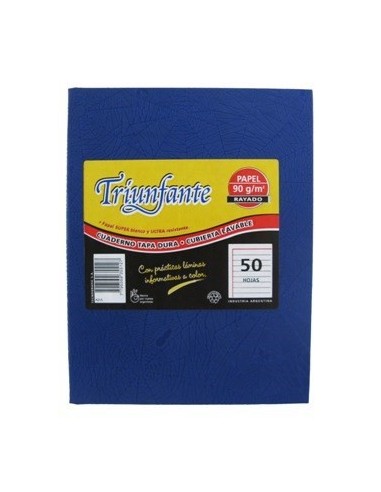 Cuaderno  50hj T/d Ray Arana Azul 355127 Triunfante Tec02 (b5)