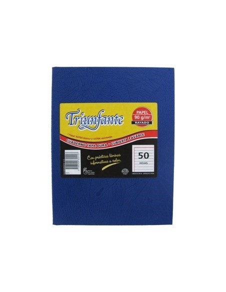 Cuaderno  50hj T/d Ray Arana Azul 355127 Triunfante Tec02 (b5)