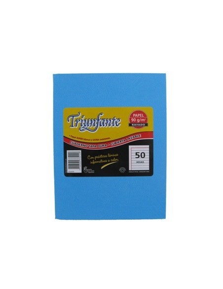 Cuaderno  50hj T/d Ray Arana Celeste 335129 Triunfante Tec02 (b5)