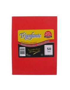 Cuaderno  50hj T/d Ray Arana Rojo 365126 Triunfante Tec02 (b5)