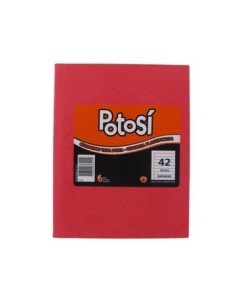 Cuaderno 42hj T/d Ray Arana Rojo Potosi 365119 Tec02 (b90)