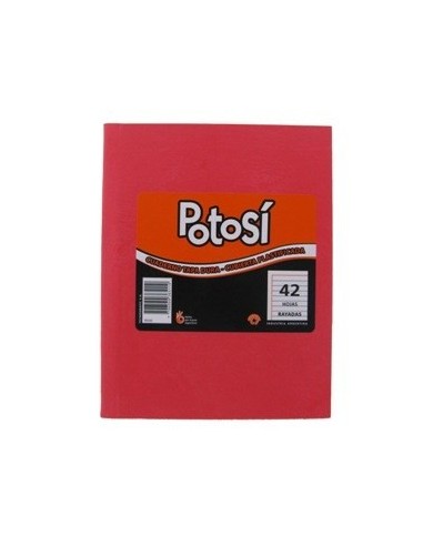 Cuaderno 42hj T/d Ray Arana Rojo Potosi 365119 Tec02 (b90)