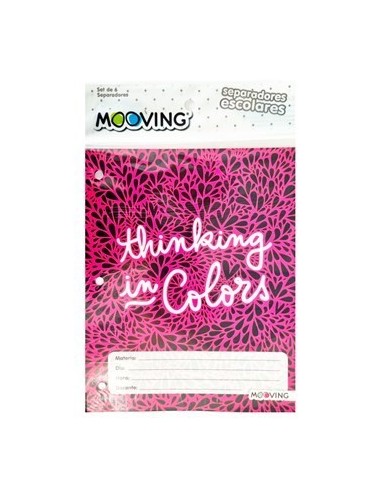 Separador Materia N.3 X6 Mujer 1101244/1101261/ 1101165/1101175/1101107/1101148/1101134/1101192/ 1101197/1101199/ 1101136/110