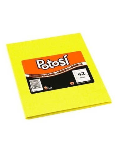 Cuaderno 42hj T/d Ray Arana Amarillo Potosi 418112 Tec02 (b90)