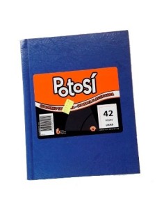 Cuaderno 42hj T/d Liso Arana Azul Potosi 002014 Tec02 (b90)