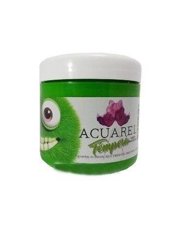 Tempera Pote Verde Acuarel 250grs 2500060 Mg01