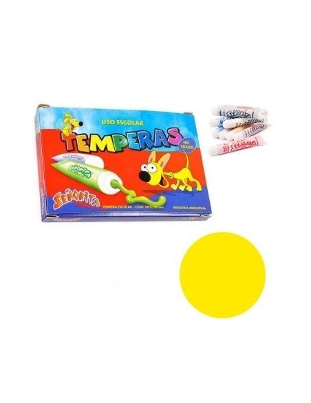 Tempera X1 Unid Amarilla 8ml Map01/fap02 (b10)