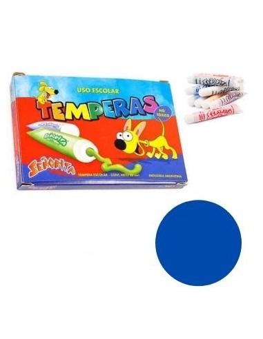 Tempera X1 Unid Azul 8ml Map01/fap02 (b10)