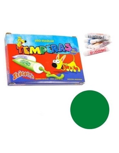 Tempera X1 Unid Verde 8ml Map01/fap02 (b10)