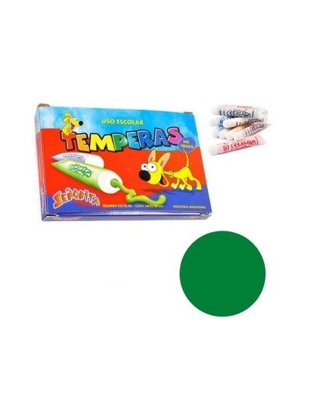 Tempera X1 Unid Verde 8ml Map01/fap02 (b10)