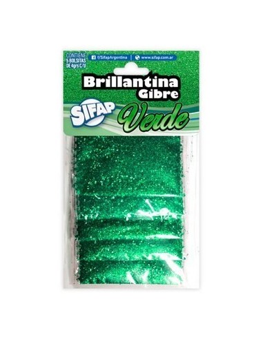 Brillantina Gibre Verde X5 997900 Sifap (b20/240)