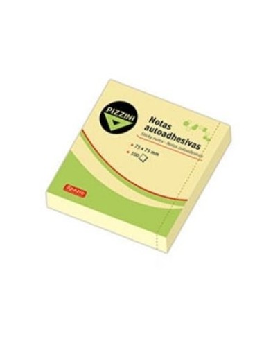 Notas Autoadhesivas 75x75 Amarilla X100hj Pizzini Na7575100 Pz01 (b120/10)