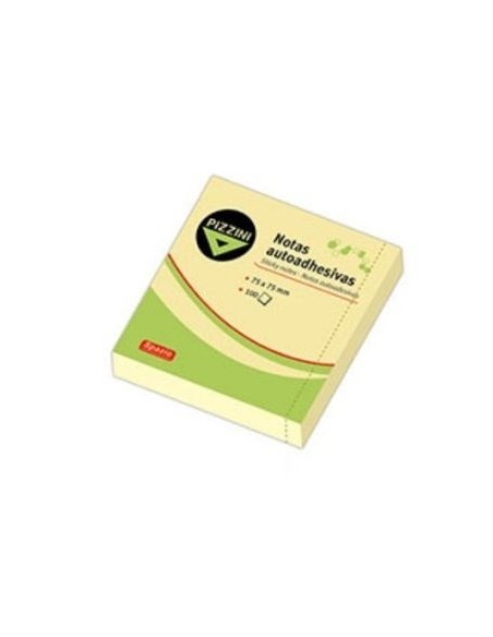 Notas Autoadhesivas 75x75 Amarilla X100hj Pizzini Na7575100 Pz01 (b120/10)