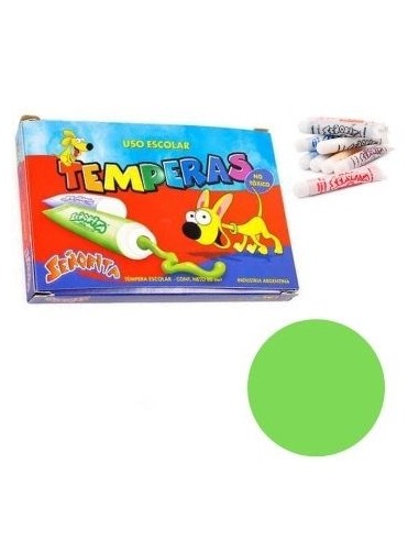 Tempera X10 Verde Medio 8ml Senorita 103-04 Fap02 (b40)