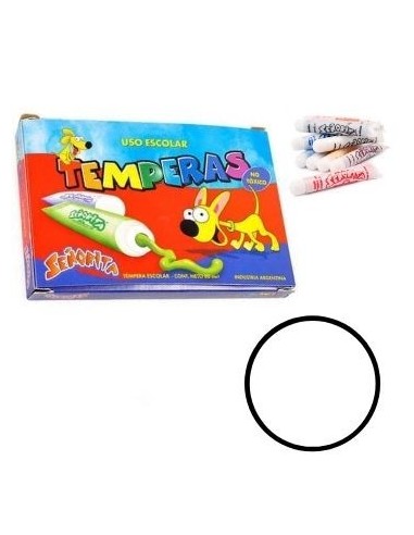 Tempera X10 Blanco 8ml Senorita 103-04 Fap02 (b40)
