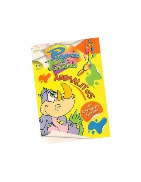 Libro P/pintar Pegando Y Pintando Animalitos 31374/2098 Betina