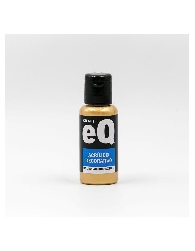 Acrilico Decorativo Dorado Iridiscente 040 50cc Eq Arte