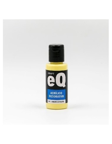 Acrilico Decorativo Amarillo Pastel 307 50cc Eq Arte
