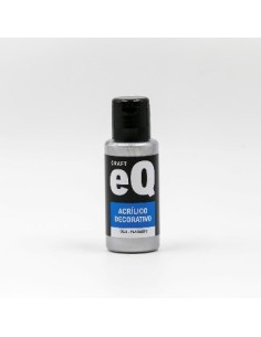 Acrilico Decorativo Plateado 010 50cc Eq Arte