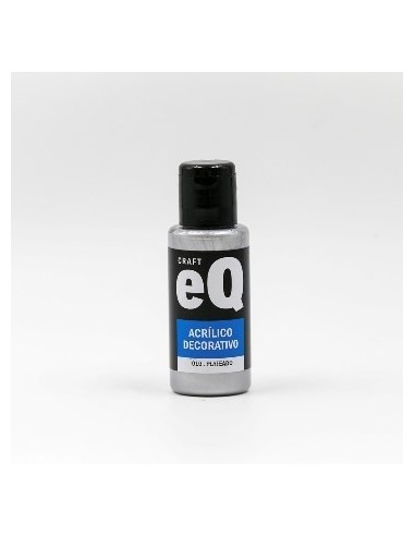 Acrilico Decorativo Plateado 010 50cc Eq Arte