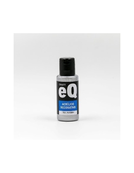 Acrilico Decorativo Plateado 010 50cc Eq Arte