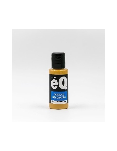 Acrilico Decorativo Ocre Amarillo Ferroso 812 50cc Eq Arte