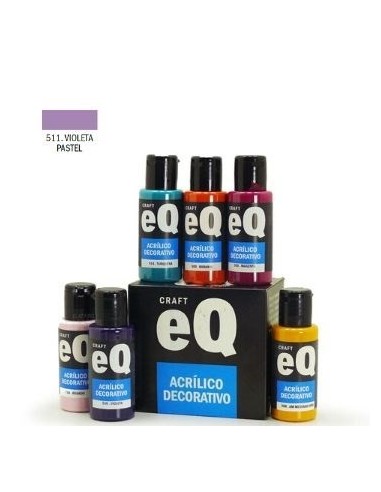 Acrilico Decorativo Violeta Pastel 511 50cc Eq Arte