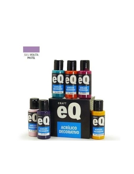 Acrilico Decorativo Violeta Pastel 511 50cc Eq Arte