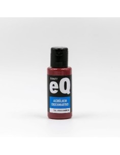 Acrilico Decorativo Rojo Carmesi 703 50cc Eq Arte